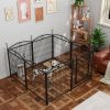 Dog Playpen Indoor 32 inch 8 Panels Metal Dog Pen Pet Dog Fence Outdoor Exercise Pen with Doors, Heavy Duty Dog Fence Puppy Pen for Large Medium Small