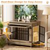 46" Large Furniture Style Dog Crate