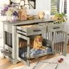 44.48" Large Furniture Style Dog Crate