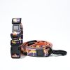Trendy Printed PVC Dog Leash & Collar Set