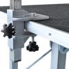 Dog Grooming Table Black Engineered wood with rubber surface Medium
