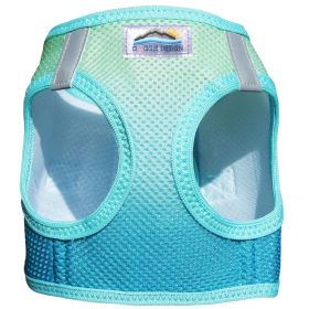 American River Choke Free Dog Harness Ombre Collection - Aruba Blue (size: large)