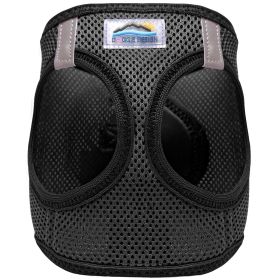 American River Solid Ultra Choke Free Dog Harness - Black (size: X-Large)