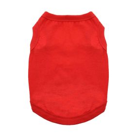 Cotton Dog Tank - Flame Scarlet Red (size: X-Large)