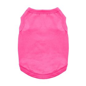 Cotton Dog Tank - Raspberry Sorbet (size: 3X-Large)
