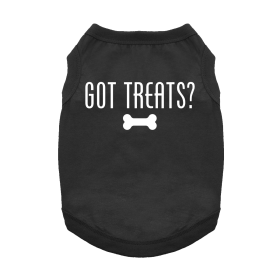 Got Treats Dog Shirt - Black (size: X-Small)