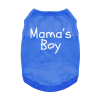 Mama's Boy Dog Shirt - Blue