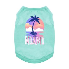 Miami Dog Shirt - Teal (size: X-Small)