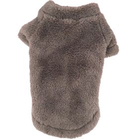 Soft Plush Pullover - Soft Brown (size: X-Small)