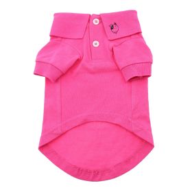 Solid Dog Polo - Raspberry Sorbet (size: 3X-Large)