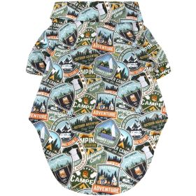 Hawaiian Camp Shirt - Camping Adventure (size: XX-Small)