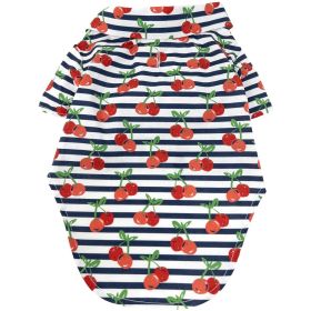 Hawaiian Camp Shirt - Cherry Stripe (size: XX-Small)