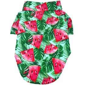 Hawaiian Camp Shirt - Juicy Watermelon (size: XX-Small)