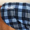 Highline Fleece Dog Coat - Blue Plaid