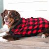 Highline Fleece Dog Coat - Red and Black Plaid