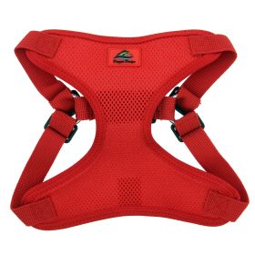 Wrap and Snap Choke Free Dog Harness by Doggie Design - Flame Red (size: large)