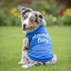 Mama's Boy Dog Shirt - Blue