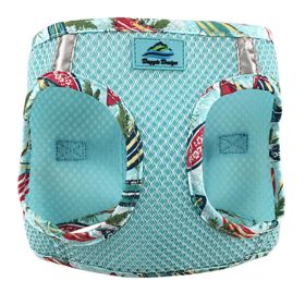 American River Choke Free Harness Hawaiian Trim - Aruba Blue (size: small)