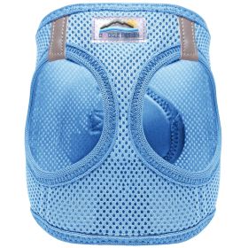 American River Solid Ultra Choke Free Dog Harness - Light Blue (size: small)