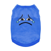 Sad Face Dog Shirt - Nautical Blue