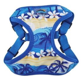 Wrap and Snap Choke Free Dog Harness by Doggie Design - Catching Waves (size: X-Small)