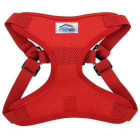 Wrap and Snap Choke Free Dog Harness - Flame Red (size: X-Small)
