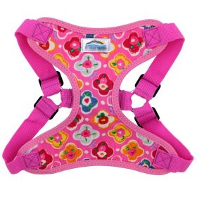 Wrap and Snap Choke Free Dog Harness - Maui Pink (size: X-Small)