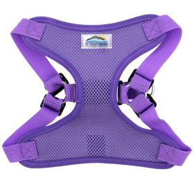 Wrap and Snap Choke Free Dog Harness - Paisley Purple (size: X-Small)